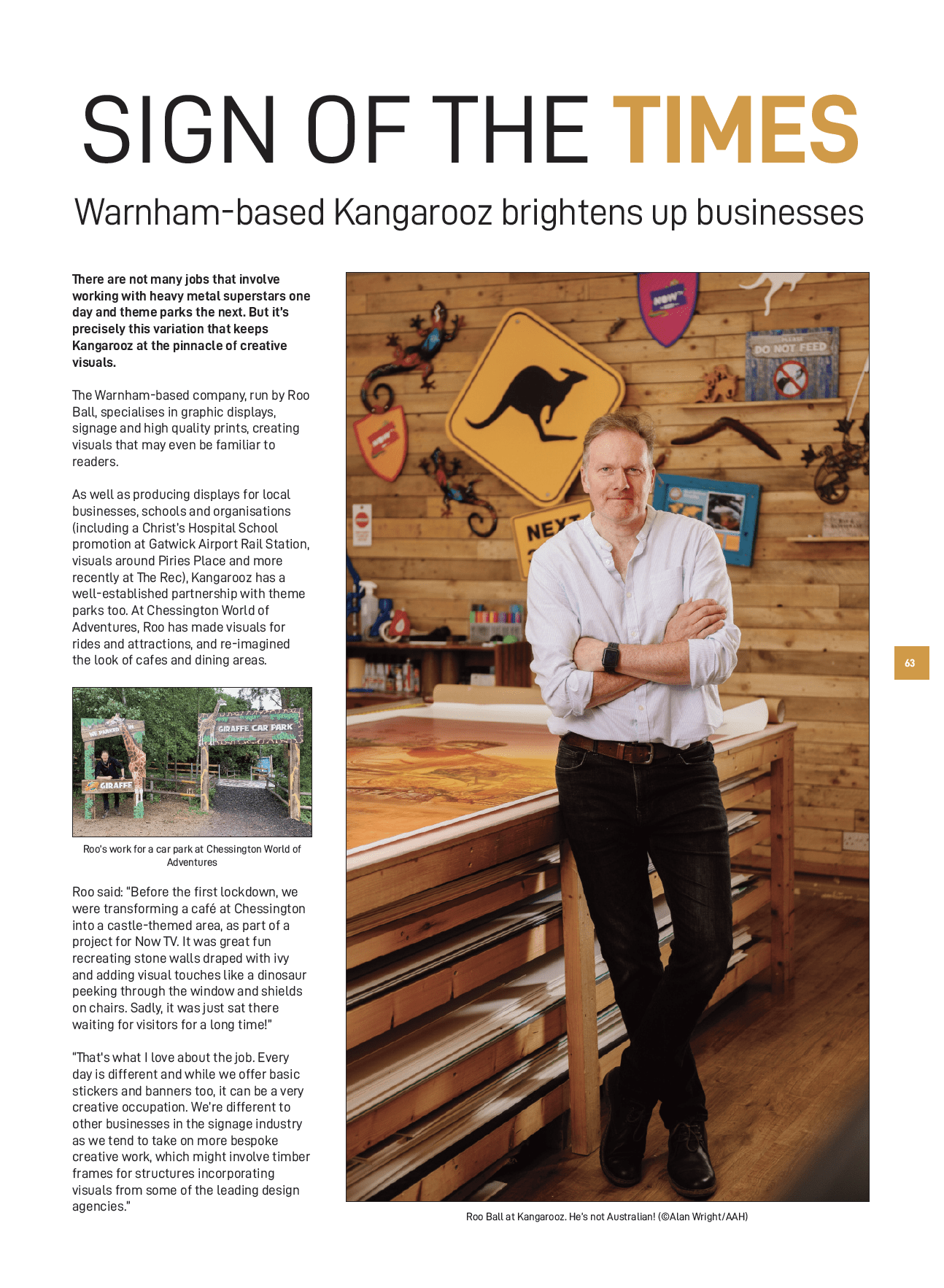 AAH Magazine Article